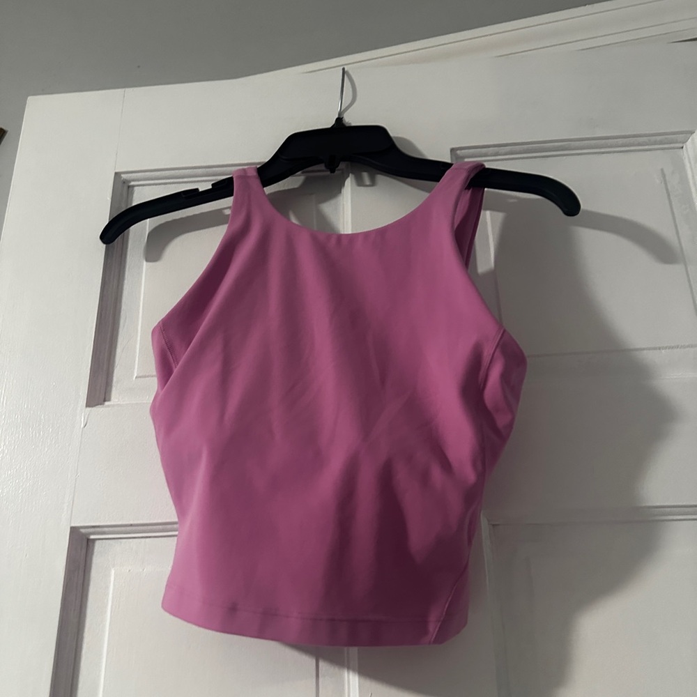Pink tank top, Lululemon